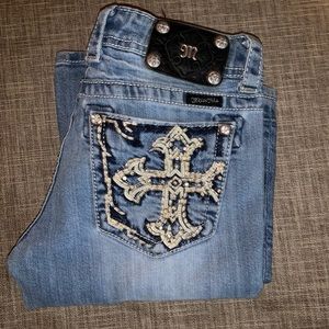 Cross pocket miss me jeans